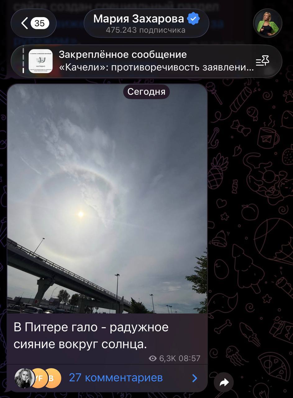 Публикация из Telegram