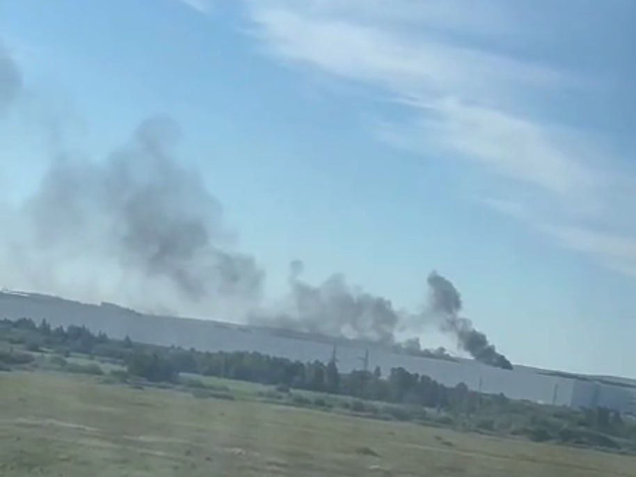 Пожар на складе вб в Екатеринбурге