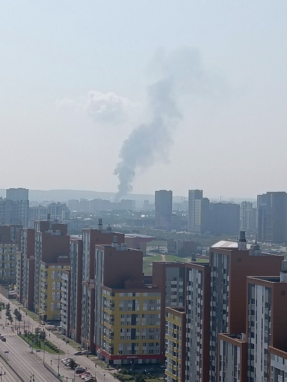 В Екб прилёт бпла Логистический комплекс