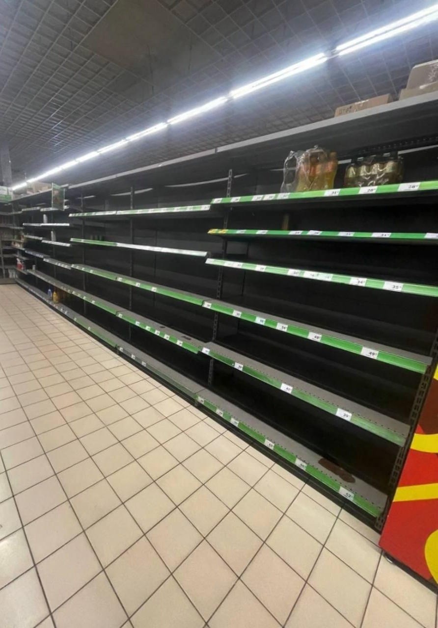 В Киеве в сетевых магазинах полностью
