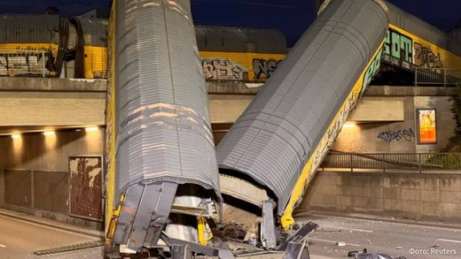 В Мюнхене столкнулись два поезда Утром